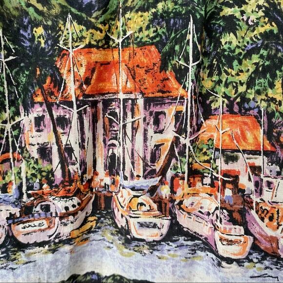 Reyn Spooner Collection Guy Buffet Hawaiian Shirt - Picture 6 of 6